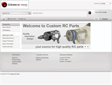 Tablet Screenshot of customrcparts.com